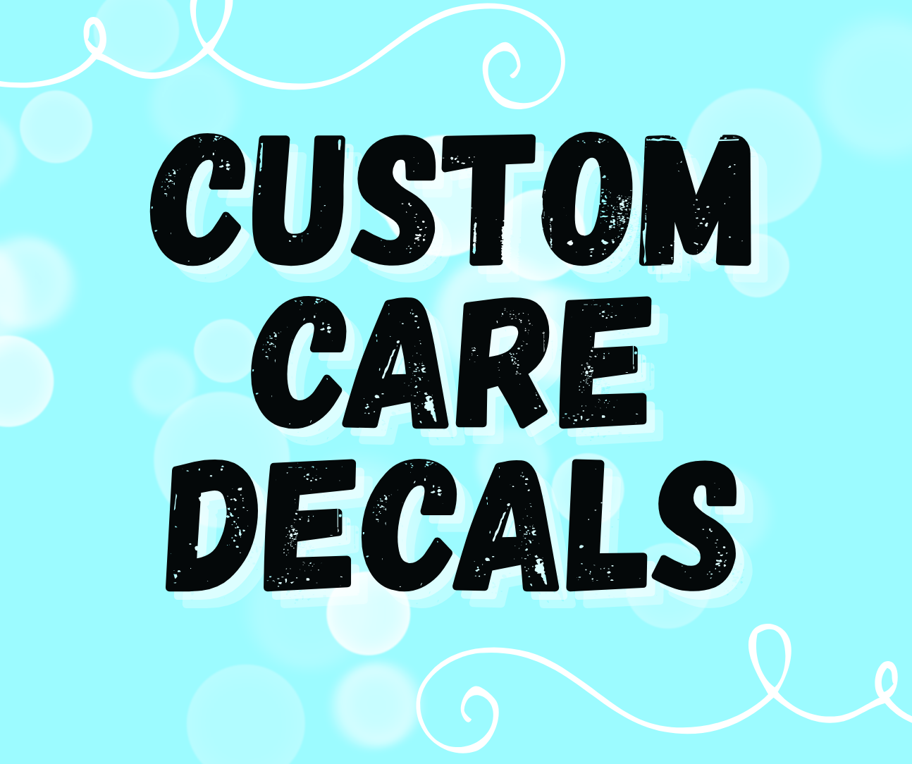 Tumbler Care Decals