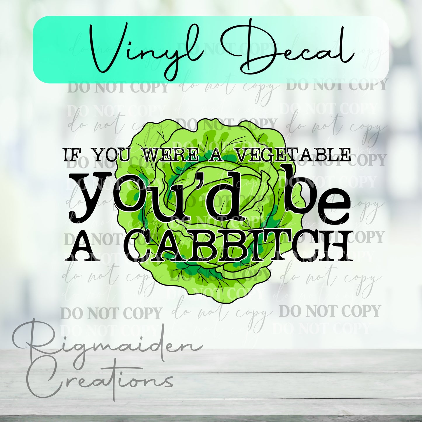 Cabbitch Decal