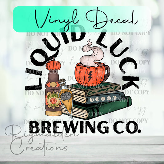 Liquid Luck Brewing Decal