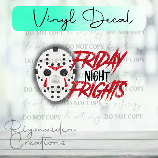 Friday Night Frights Decal