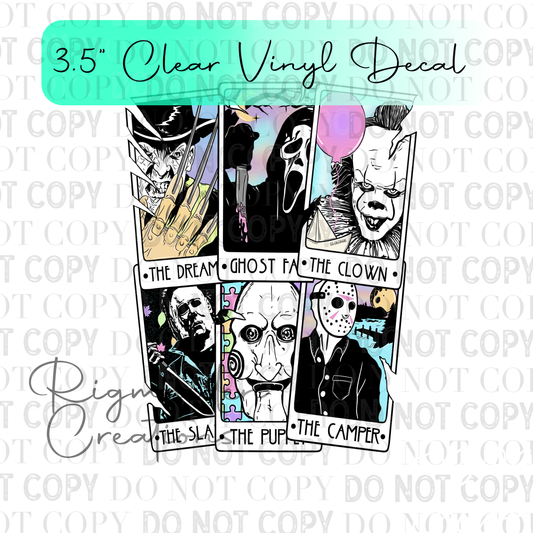 Pastel Horror Tarot Vinyl Decal