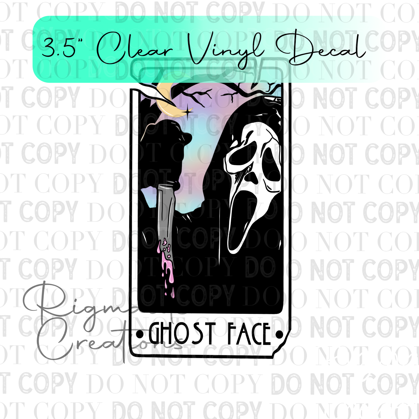 Pastel Horror Tarot Vinyl Decal