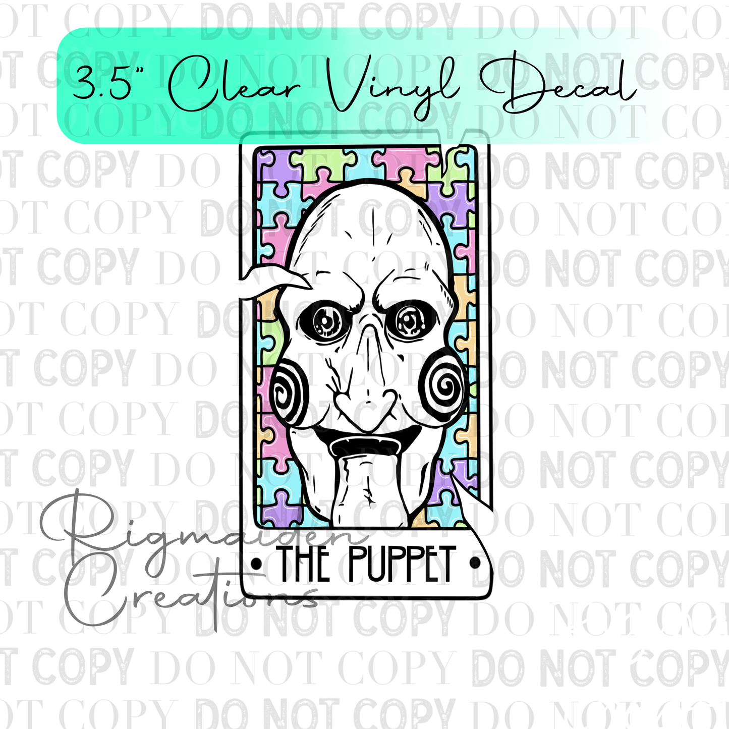 Pastel Horror Tarot Vinyl Decal