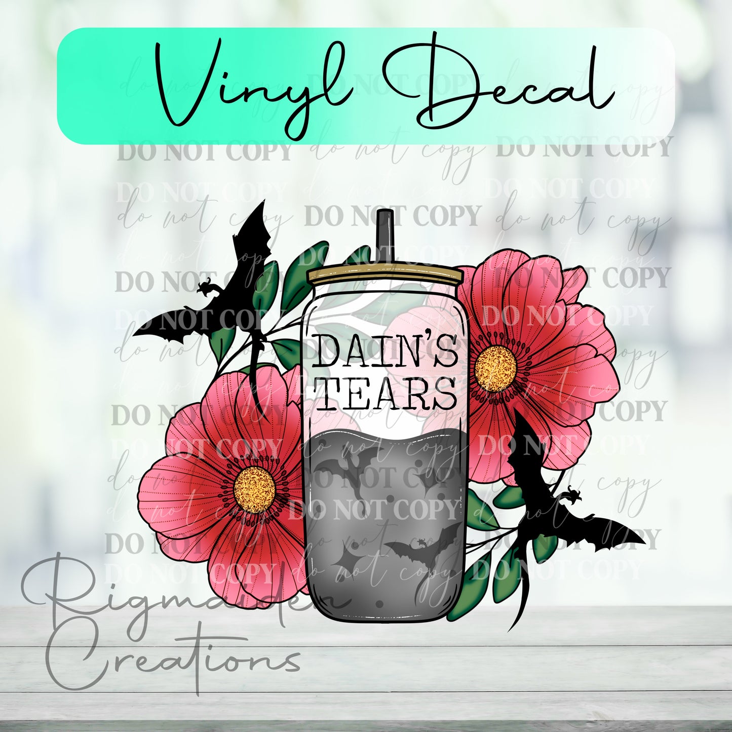 Dain's Tears Vinyl Decal