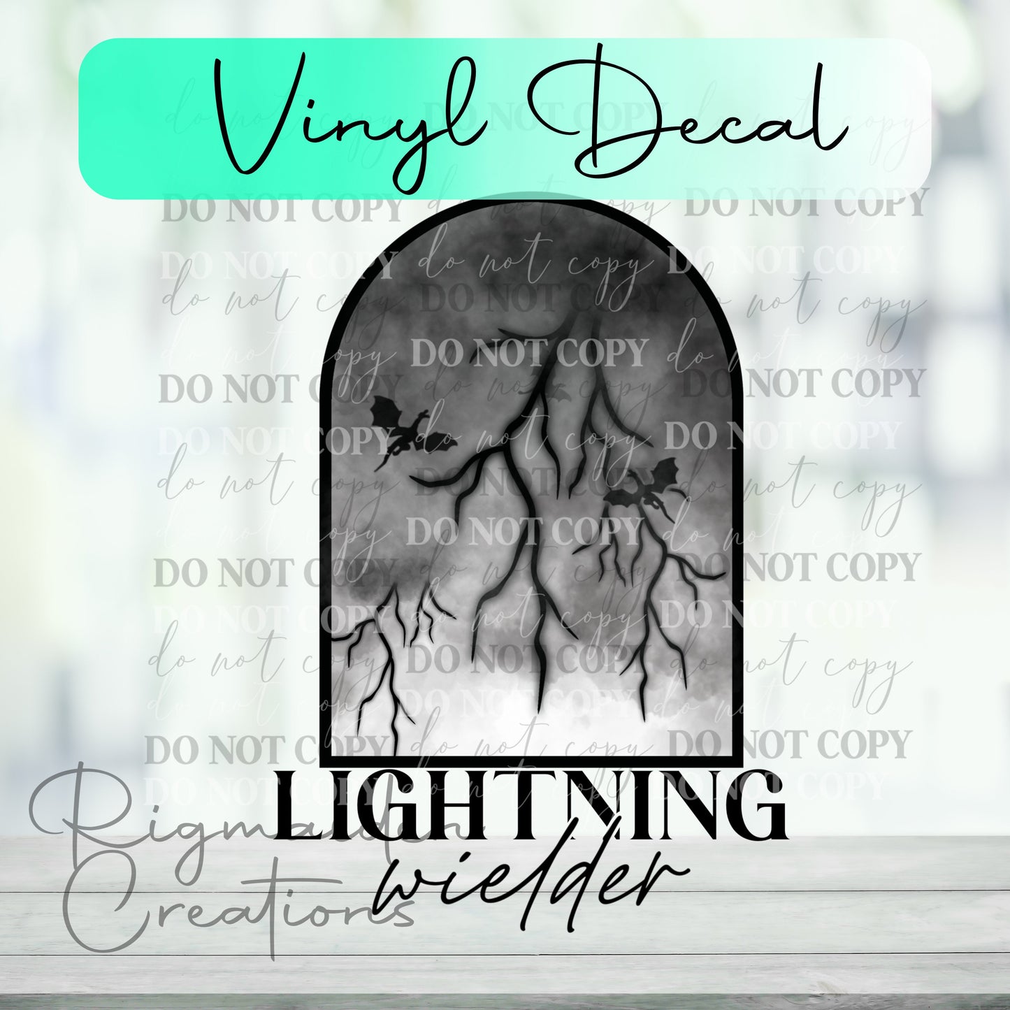 Lightning Weilder Vinyl Decal