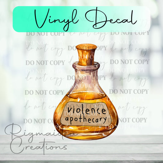 Violence Apothecary Vinyl Decal