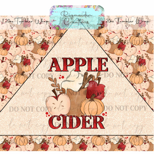 Apple Cider V-Split - 20oz Tumbler Wrap