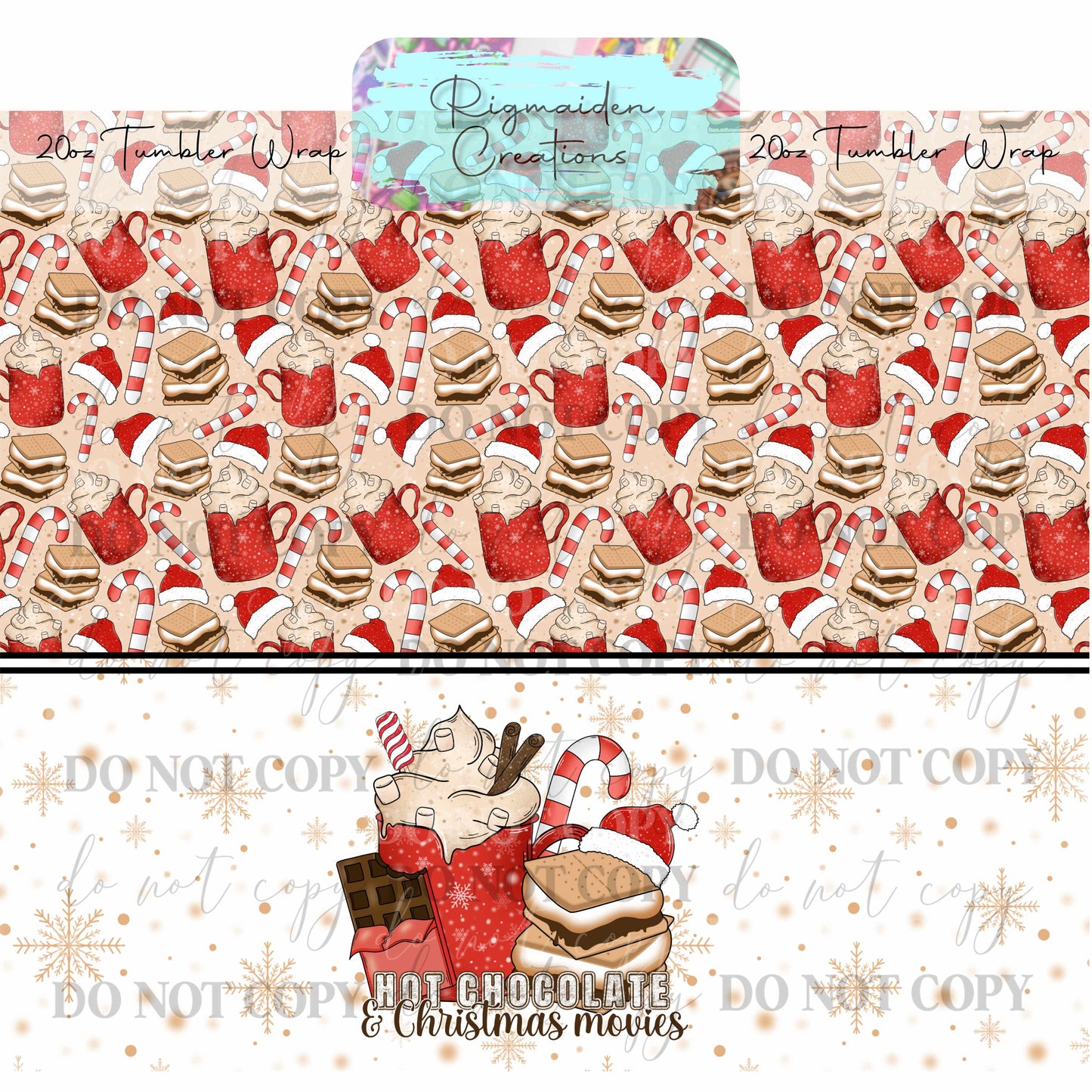 Holiday Treats - 20oz Tumbler Wrap