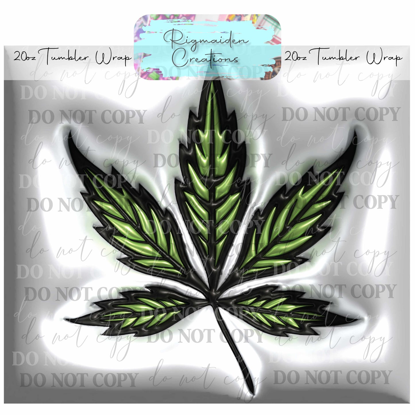 Pot Leaves - 20oz Tumbler Wrap