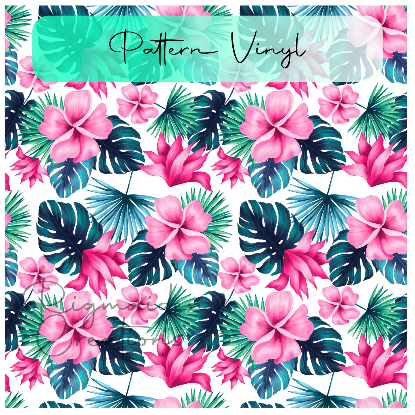 Tropical Floral 1 Vinyl