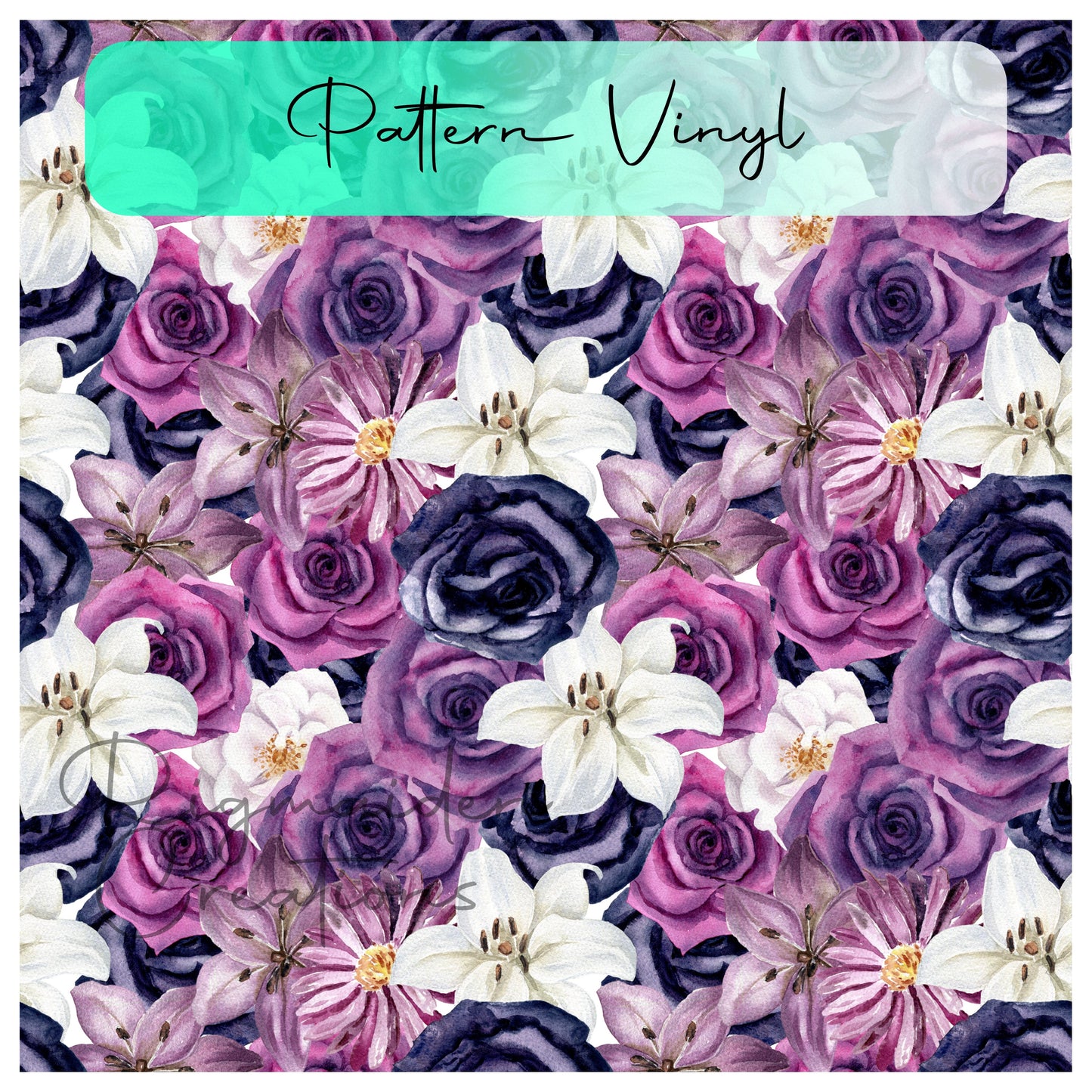 Gothic Floral 1 Vinyl