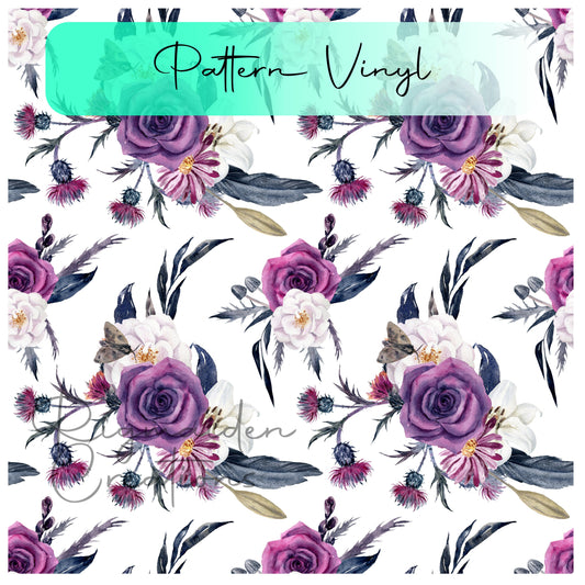 Gothic Floral 2 Vinyl