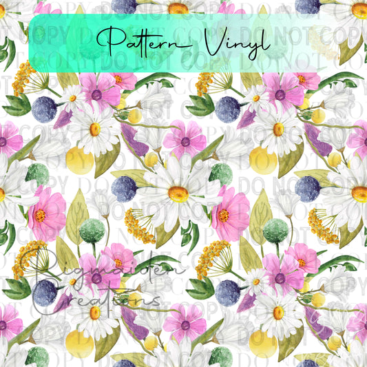 Daisy Floral Vinyl