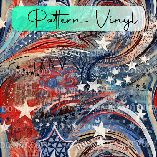 Patriotic Swirl 1 Vinyl