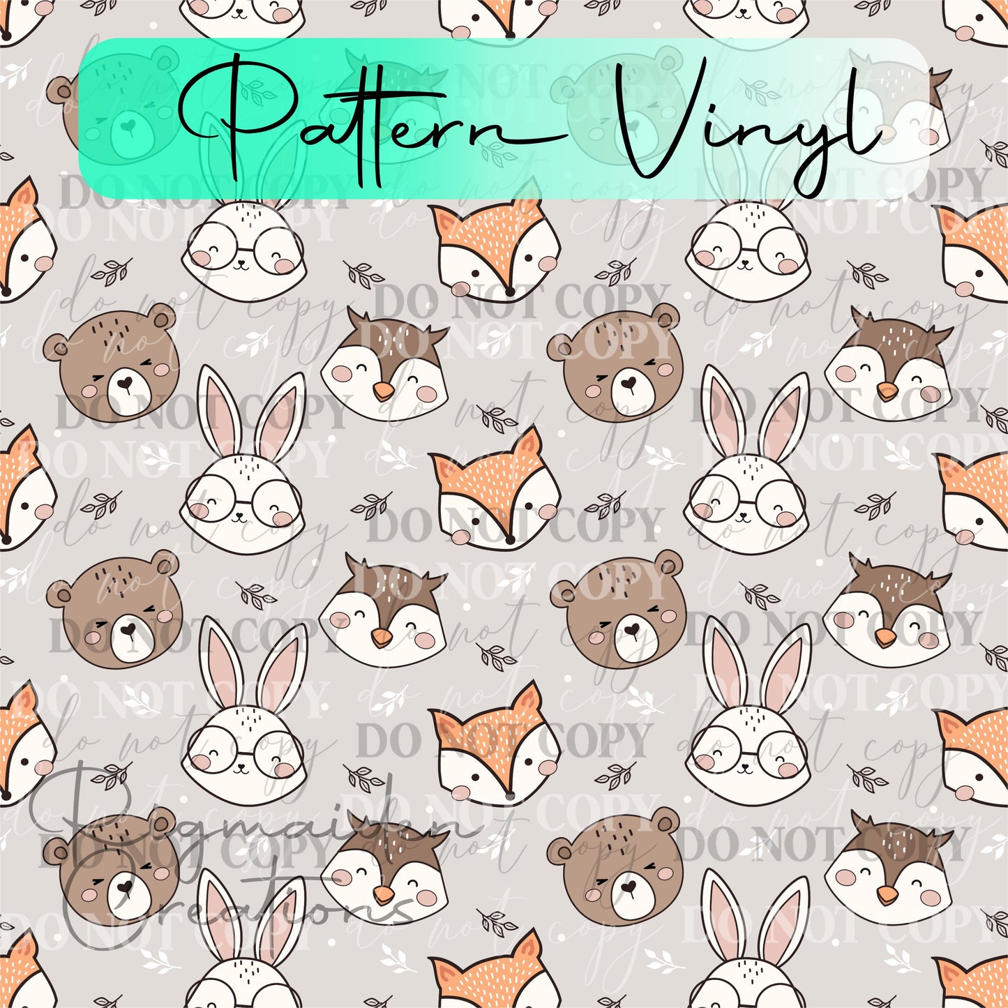 Woodland Critters Vinyl