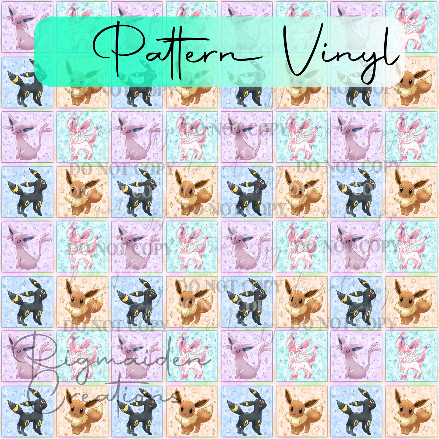 Collage Eevee Vinyl