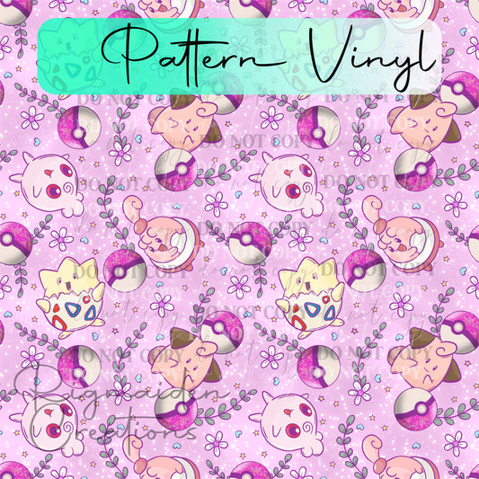 Light Pink Fairy Pokemon Vinyl