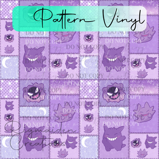 Patchwork Cute Gengar Vinyl