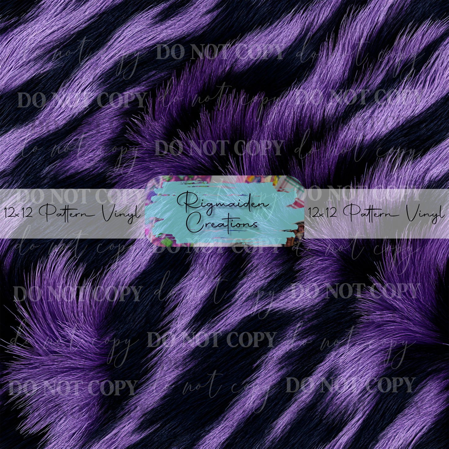 Purple Tiger Stripe Vinyl