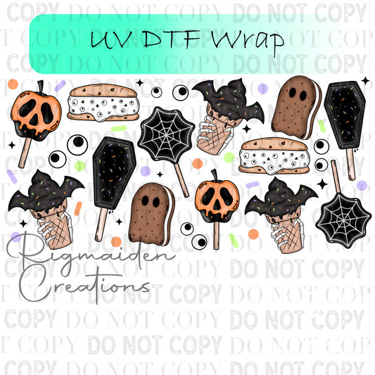 Spooky Treats UV DTF Wrap