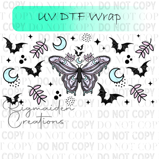 Mystical Butterfly UV DTF Wrap