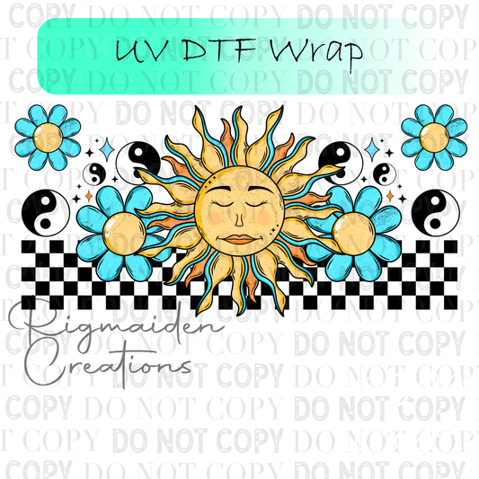 Sun Yin Yang UV DTF Wrap