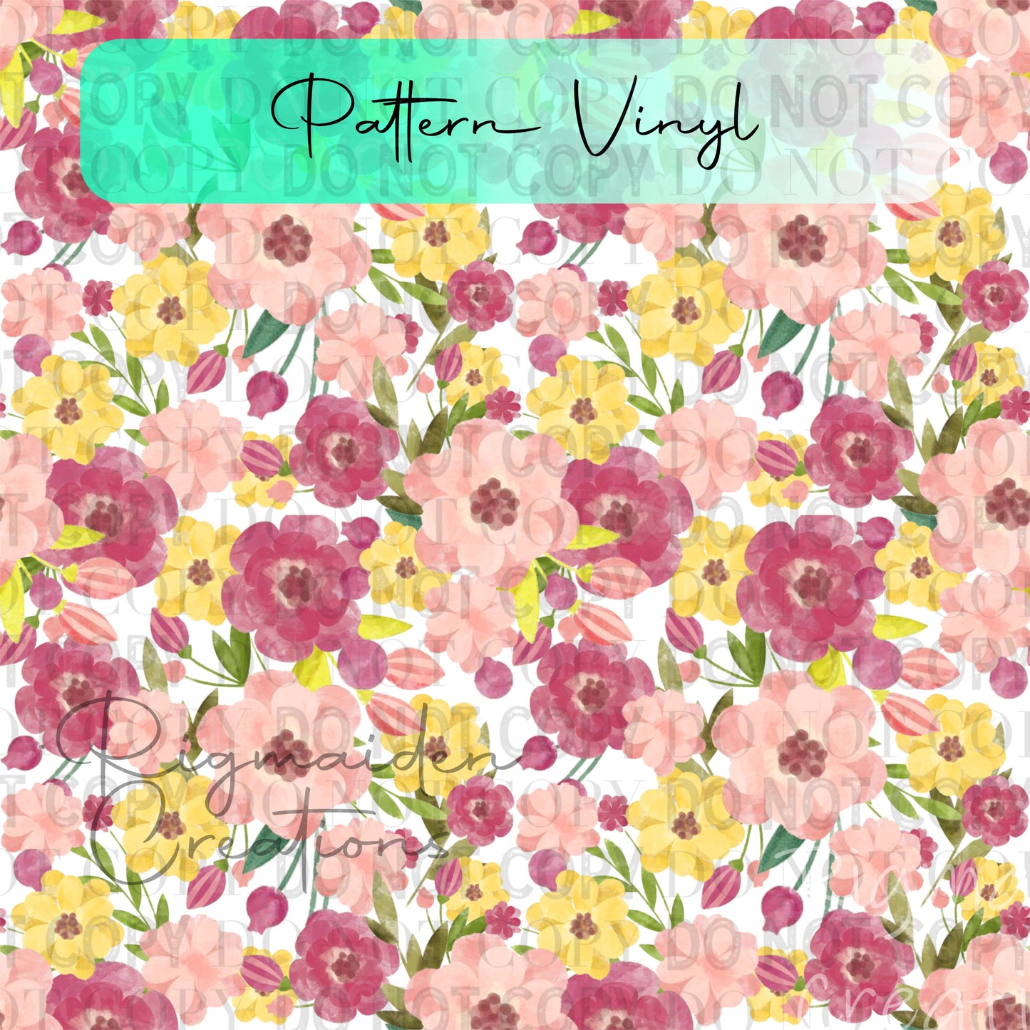 Warm Florals Vinyl